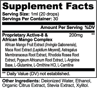 BOTANEA Supplement Facts