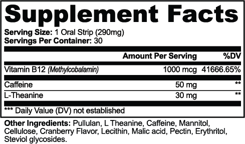 ZELORA Supplement Facts