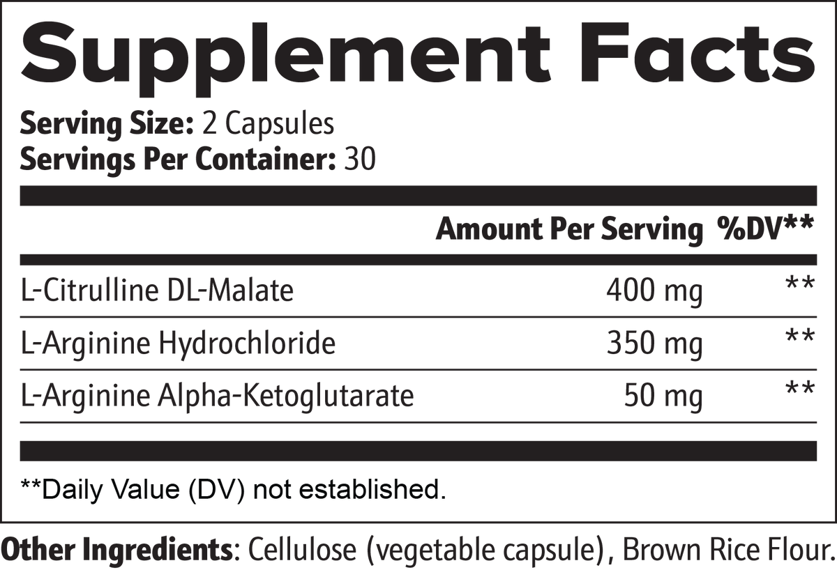 PULSERA Supplement Facts